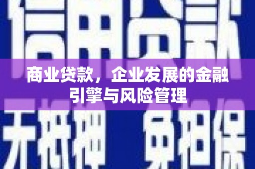 镇原商业贷款，企业发展的金融引擎与风险管理