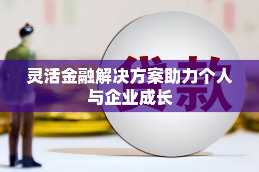 镇原灵活金融解决方案助力个人与企业成长