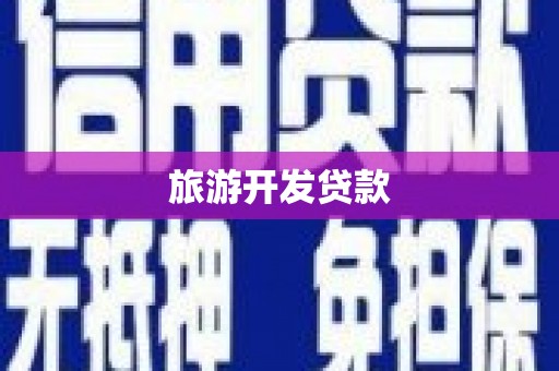 镇原旅游开发贷款