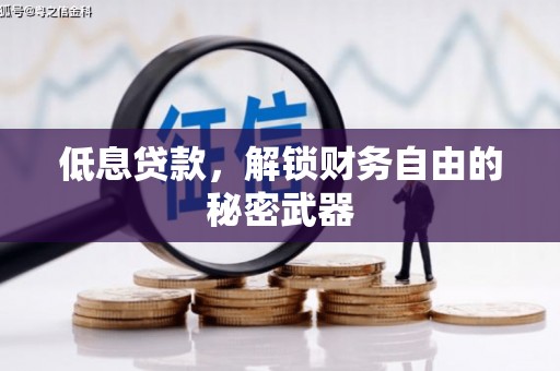 镇原低息贷款，解锁财务自由的秘密武器