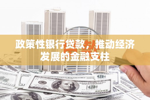 镇原政策性银行贷款，推动经济发展的金融支柱
