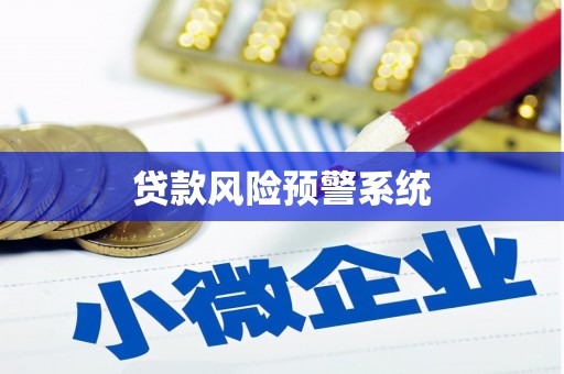 镇原贷款风险预警系统