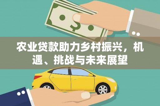 镇原农业贷款助力乡村振兴，机遇、挑战与未来展望