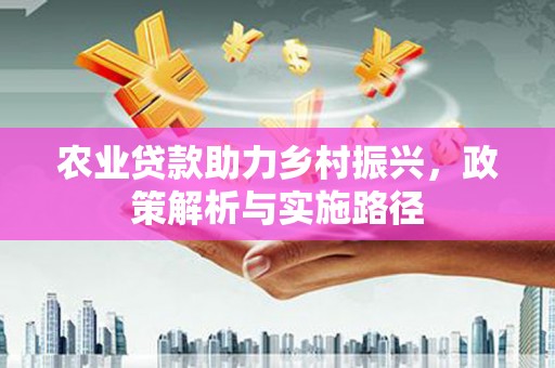 镇原农业贷款助力乡村振兴，政策解析与实施路径