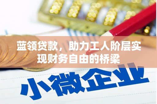 镇原蓝领贷款，助力工人阶层实现财务自由的桥梁