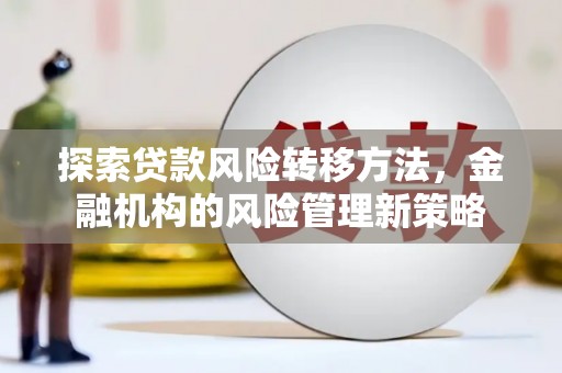 镇原探索贷款风险转移方法，金融机构的风险管理新策略