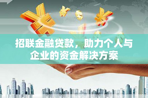 镇原招联金融贷款，助力个人与企业的资金解决方案