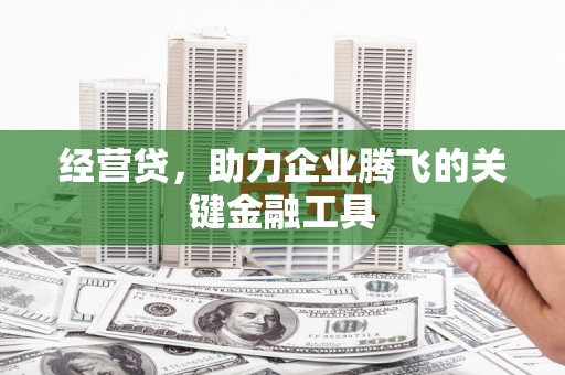 镇原经营贷，助力企业腾飞的关键金融工具