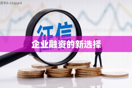 镇原企业融资的新选择