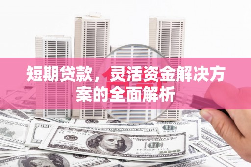 镇原短期贷款，灵活资金解决方案的全面解析