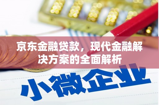 镇原京东金融贷款，现代金融解决方案的全面解析
