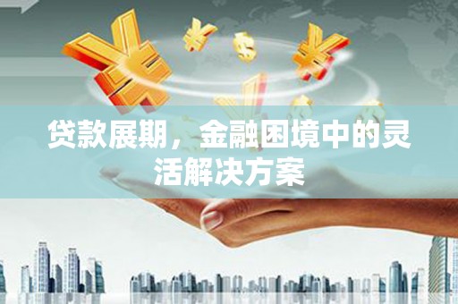 镇原贷款展期，金融困境中的灵活解决方案
