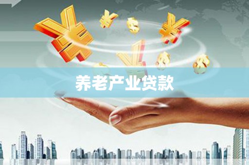 镇原养老产业贷款