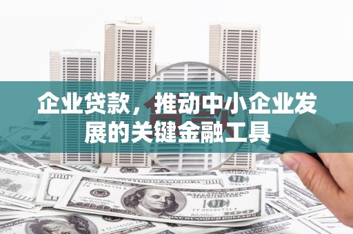 镇原企业贷款，推动中小企业发展的关键金融工具