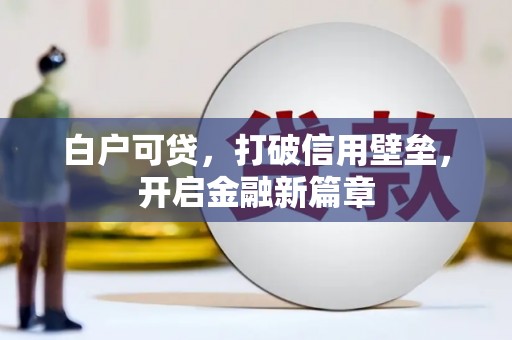 镇原白户可贷，打破信用壁垒，开启金融新篇章