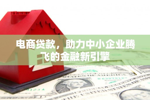 镇原电商贷款，助力中小企业腾飞的金融新引擎