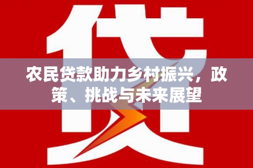 镇原农民贷款助力乡村振兴，政策、挑战与未来展望