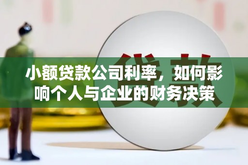 镇原小额贷款公司利率，如何影响个人与企业的财务决策