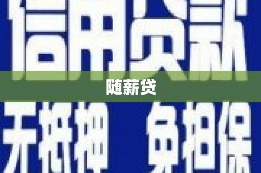 镇原随薪贷