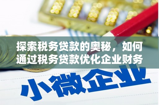 镇原探索税务贷款的奥秘，如何通过税务贷款优化企业财务