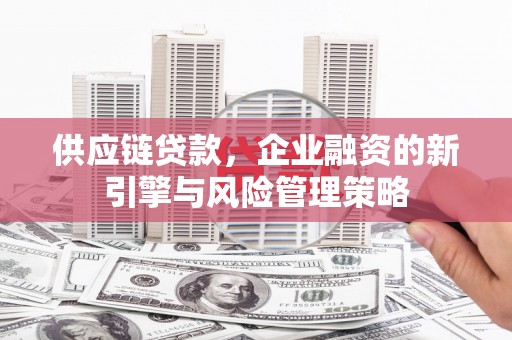 镇原供应链贷款，企业融资的新引擎与风险管理策略