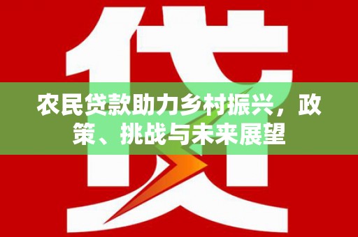 镇原农民贷款助力乡村振兴，政策、挑战与未来展望