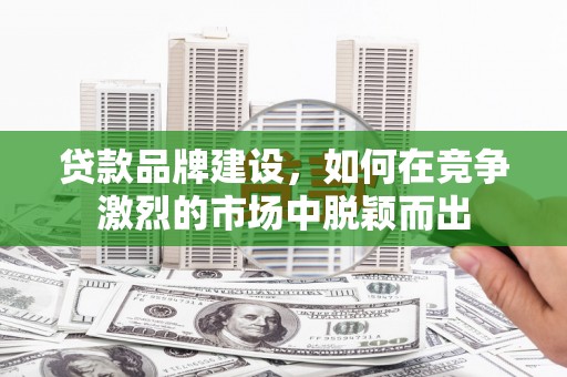 镇原贷款品牌建设，如何在竞争激烈的市场中脱颖而出