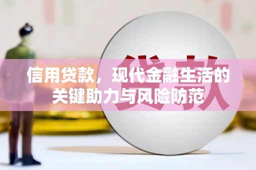 镇原信用贷款，现代金融生活的关键助力与风险防范