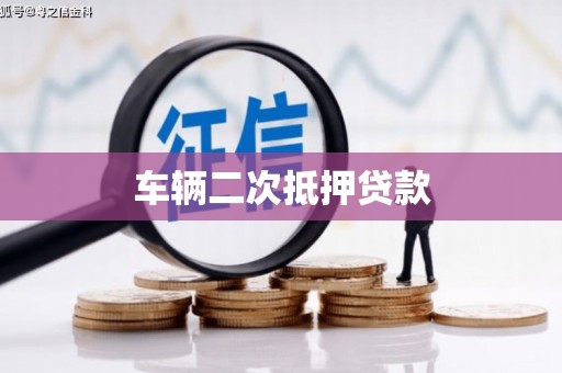 镇原车辆二次抵押贷款