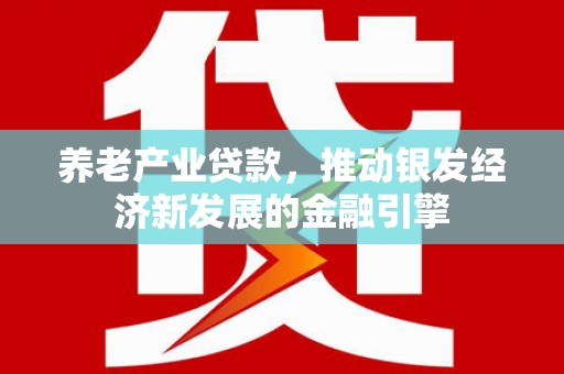 镇原养老产业贷款，推动银发经济新发展的金融引擎