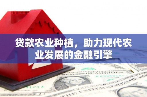 镇原贷款农业种植，助力现代农业发展的金融引擎