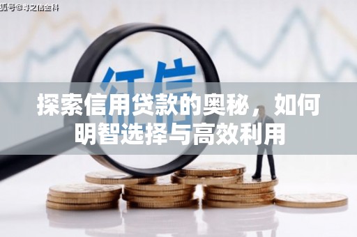 镇原探索信用贷款的奥秘，如何明智选择与高效利用