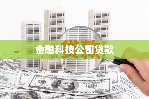 镇原金融科技公司贷款