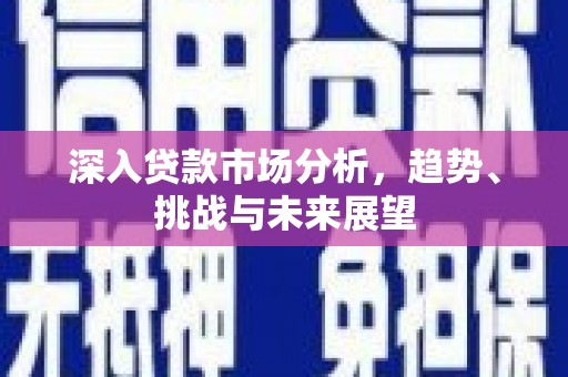 镇原深入贷款市场分析，趋势、挑战与未来展望