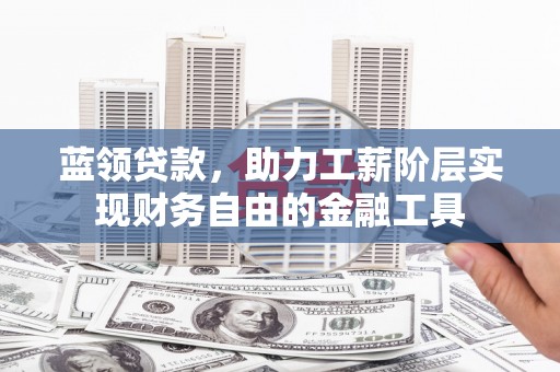 镇原蓝领贷款，助力工薪阶层实现财务自由的金融工具
