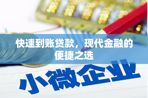 镇原快速到账贷款，现代金融的便捷之选