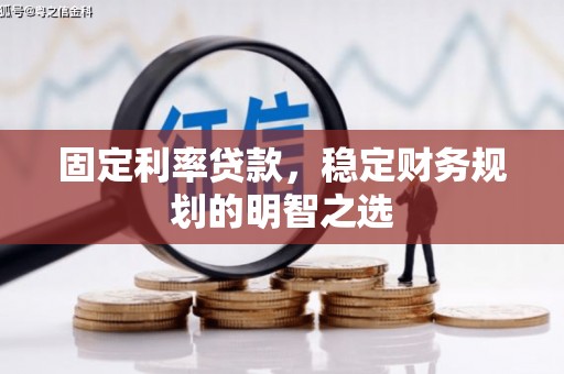 镇原固定利率贷款，稳定财务规划的明智之选