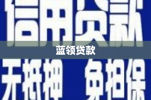 镇原蓝领贷款