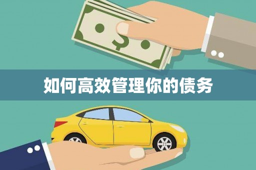 镇原如何高效管理你的债务