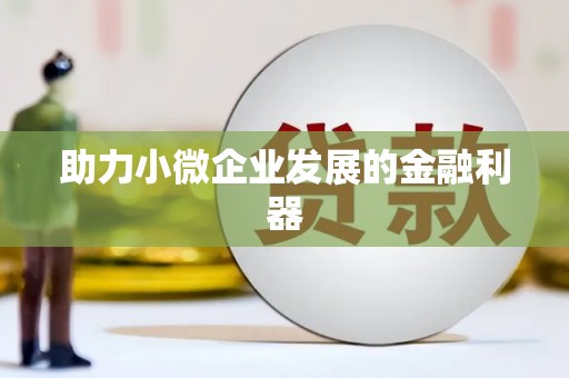 镇原助力小微企业发展的金融利器