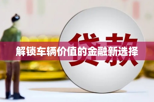 镇原解锁车辆价值的金融新选择