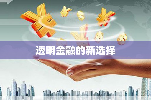 镇原透明金融的新选择