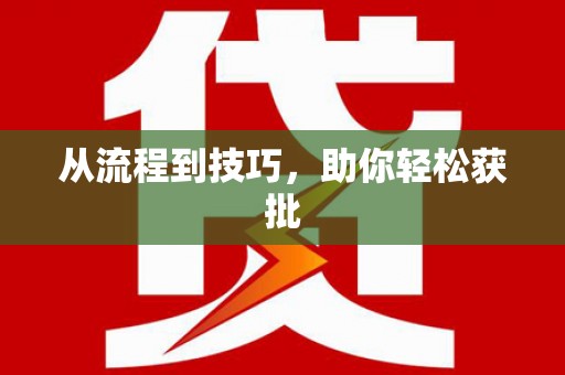 镇原从流程到技巧，助你轻松获批