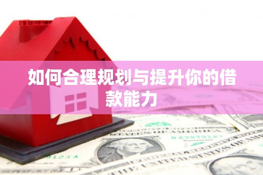 镇原如何合理规划与提升你的借款能力