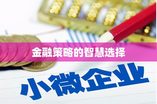 镇原金融策略的智慧选择