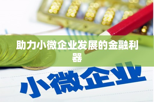 镇原助力小微企业发展的金融利器