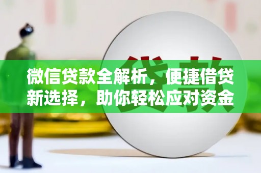 镇原微信贷款全解析，便捷借贷新选择，助你轻松应对资金需求