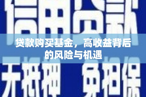 镇原贷款购买基金，高收益背后的风险与机遇